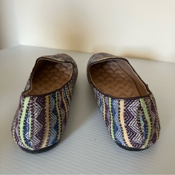 Betsey Johnson Fabric Patterned Ballet Flats size 10 - Picture 5 of 8